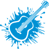 Cool Farbklecks guitarist drops