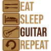 Manger Sleep Guitare Répéter