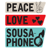 Peace Love Sousaphone Tuba Sousaphone