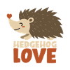 Hedgehog - Heart Love - neg