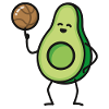 Drôle d’avocat Basketteur Joueur keto