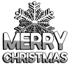 MERRY CHRISTMAS + Snowflake - Christmas