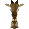 Giraffe geometrisch