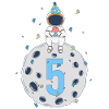 5th Birthday Space Birthday Party