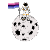 Astronaute omnisexuel Drapeau omnisexuel