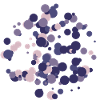 Abstract circles pattern