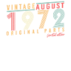 50th anniversary August 1972