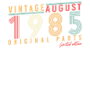 Vœux d’anniversaire pour août 1985