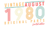 Août 1980 Édition limitée