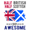 Moitié britannique moitié écossais