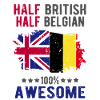 Half British Half Belgian
