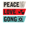 Peace Love Gong Percussion Instrument