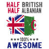 Half British Half Albanian