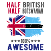 Half British Half Batswana
