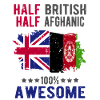 Moitié britannique moitié afghan