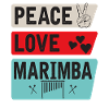 Peace Love Marimba Marching Band