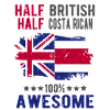 Moitié britannique moitié costaricain