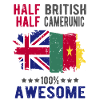 Half British Half Cameroonian