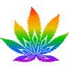 Regenbogen LGBT Cannabis