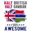 Half British Half Gambian