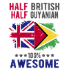 Half British Half Guyanese
