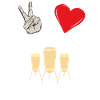 Peace Love Conga Music Instrument
