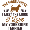 Ich liebe meinen Yorkshire-Terrier