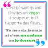 Inviter un végan