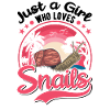 Schnecken Mädchen Snail Girl