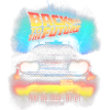 Back To The Future Delorean Destination Time Logo