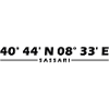 Sassari coordinates