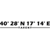 Coordonnées de Tarente