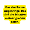 Augenringe Spruch