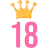 18e anniversaire Félicitations Krone