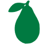 Avocado funny gift fruit
