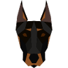 Dobermann geometrisch