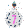 7th Birthday Space Birthday Party