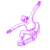 Skeleton Skater Halloween