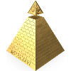 Illuminati Pyramid Gold 3D