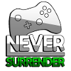 NEVER SURRENDER (Grün) + Controller - Gaming