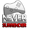 NEVER SURRENDER (Rot) + Controller - Gaming