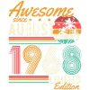 Août 1968 Naissance Anniversaire Rétro