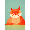 Angry Cat Retro