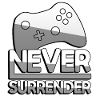 NEVER SURRENDER (Weiß) + Controller - Gaming