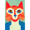 Retro Rock Cat