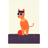 Friedrichshain Cat Retro