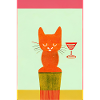 Local Bartender Cat Retro
