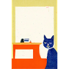 My Office Cat Retro