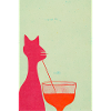 Sipping Kitty Retro