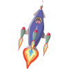 Rocket Spaceship Astronaut